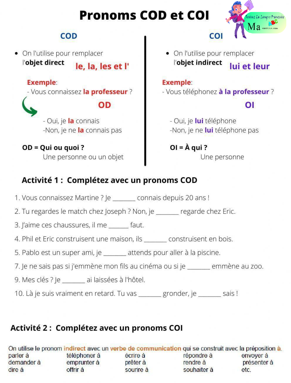 pronoms_cod_et_coi_fiche_et_exercice
