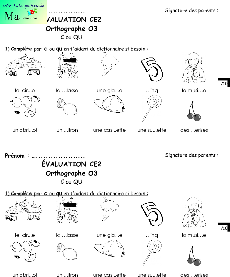evaluation-orthographe-ce2-2
