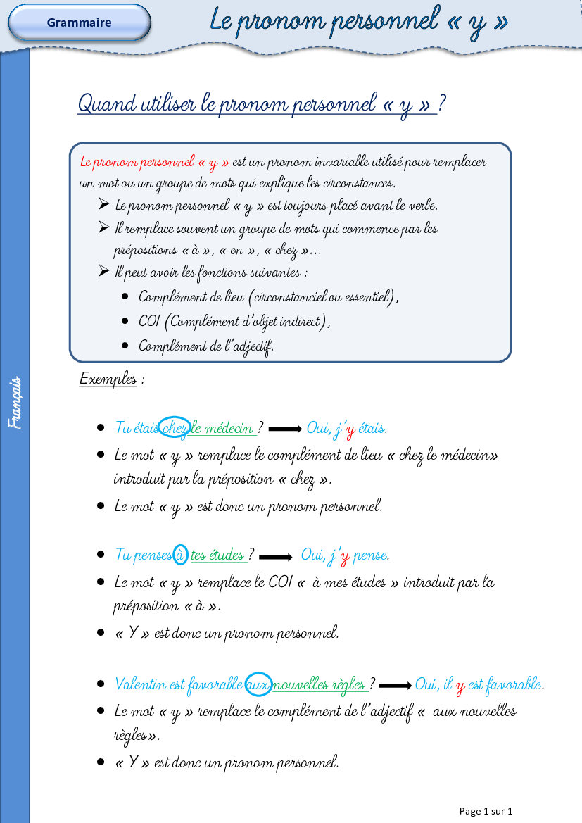 'ma-revision.com '10-lecon-pronom-personnel-Y