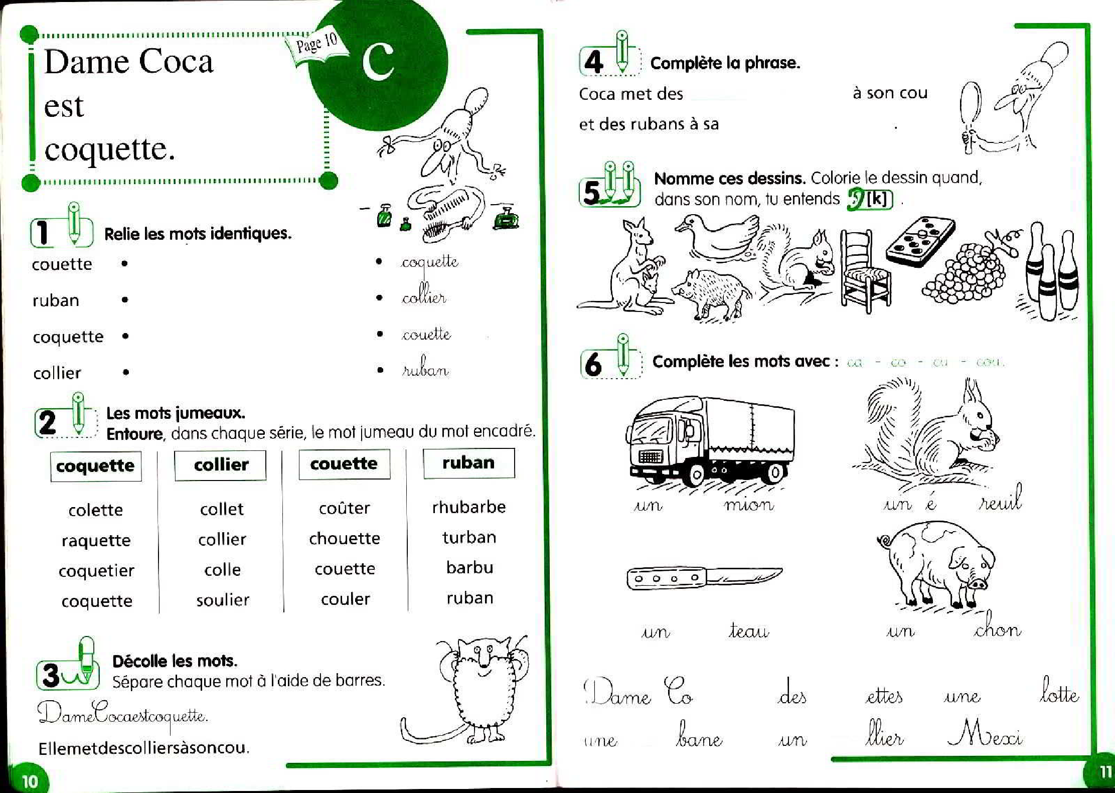 Ma Revision Com Dame Coca Lecture Cp Cahier D Exercices Ma Revision Com